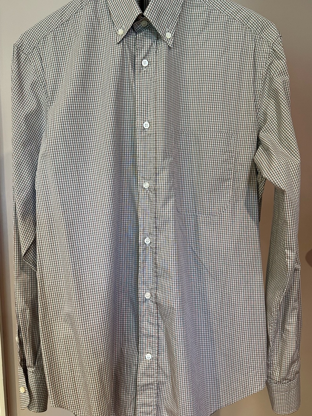Loro Piana Mens check Button-Down Shirt